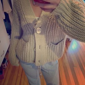 Chunky knit sweater